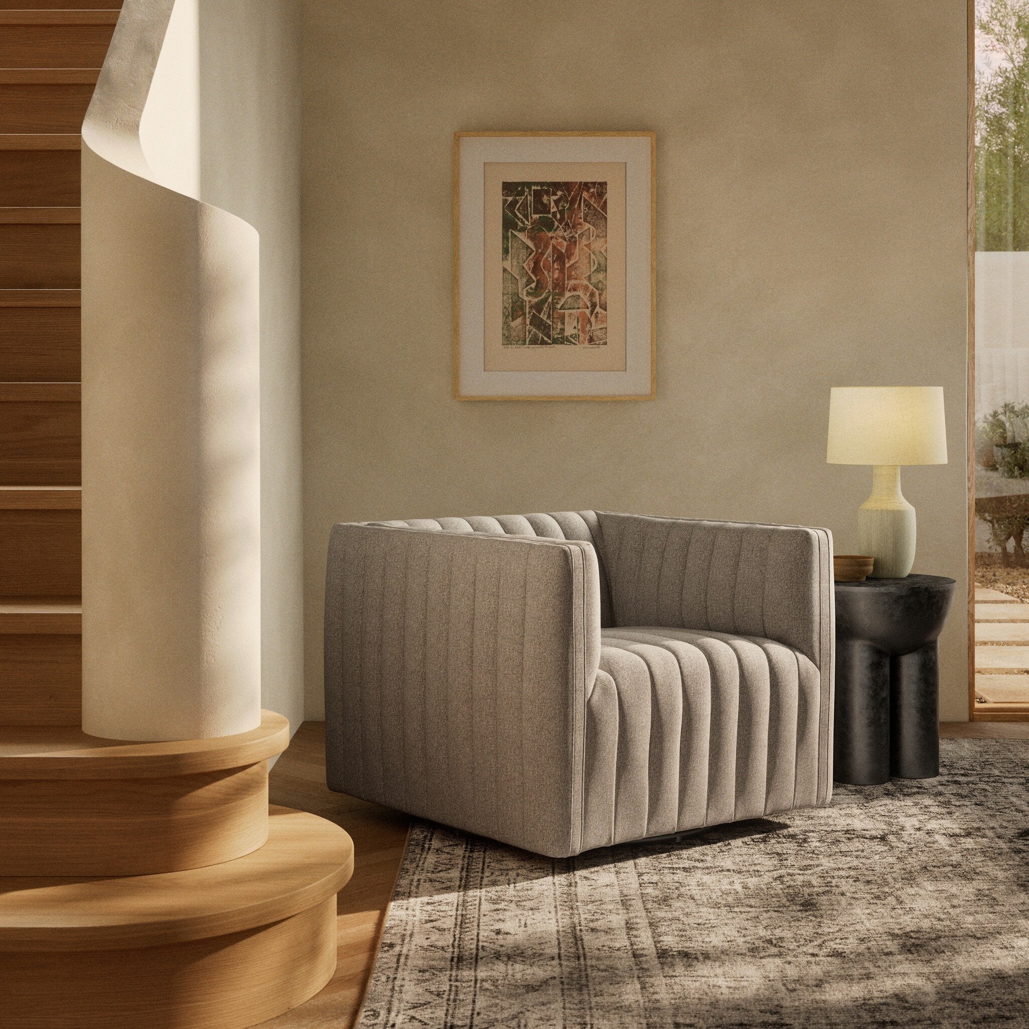 Chaise pivotante Augustine