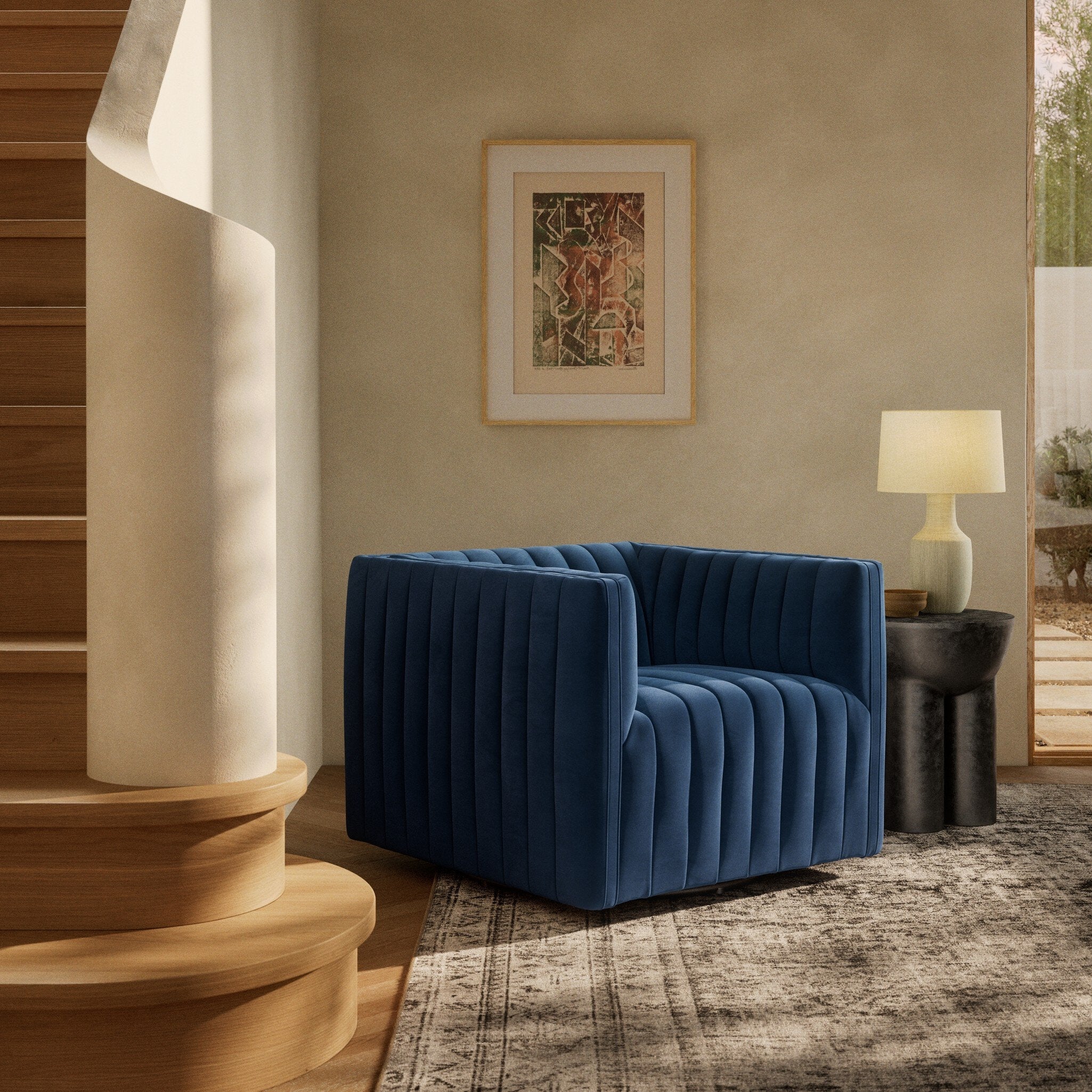 Chaise pivotante Augustine