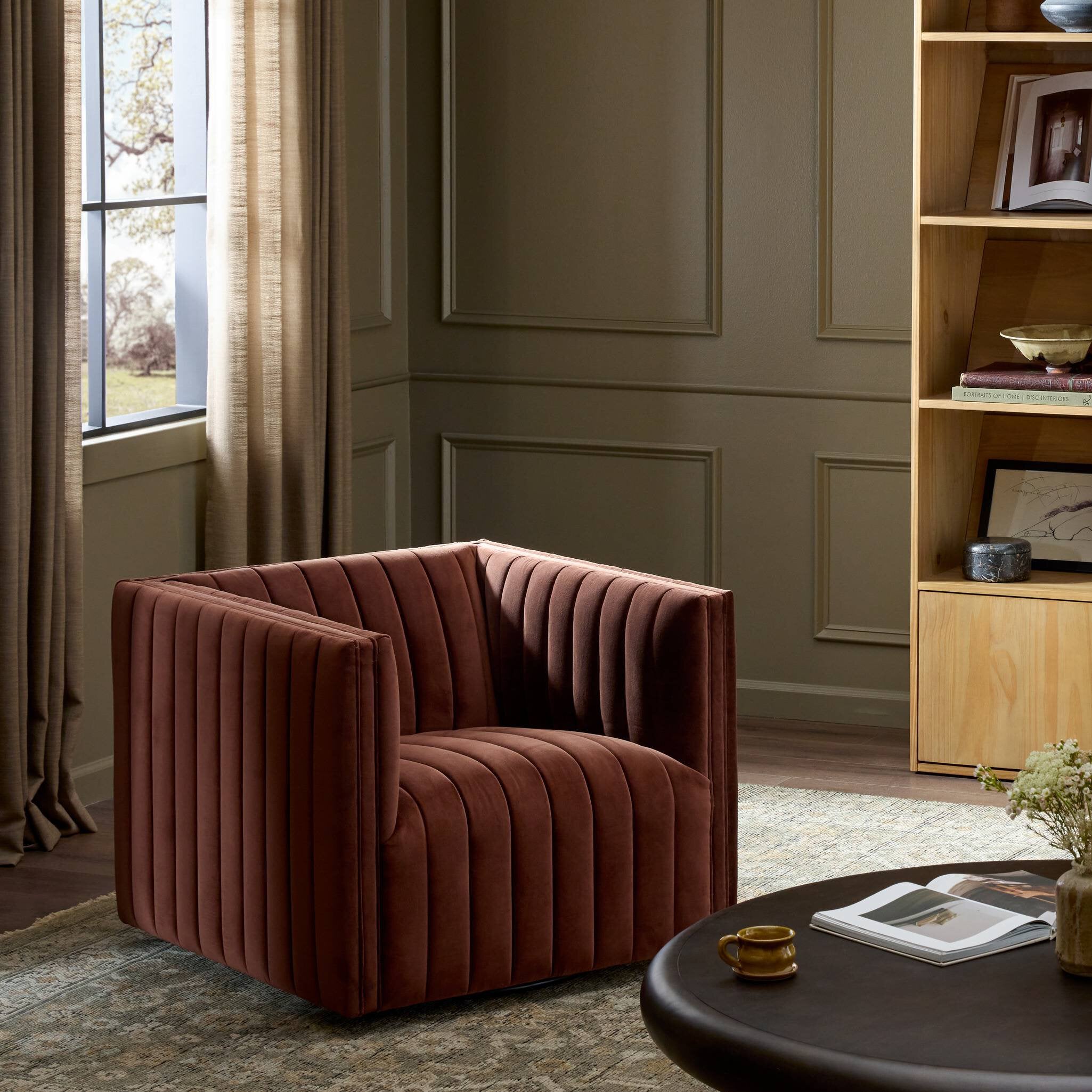 Chaise pivotante Augustine