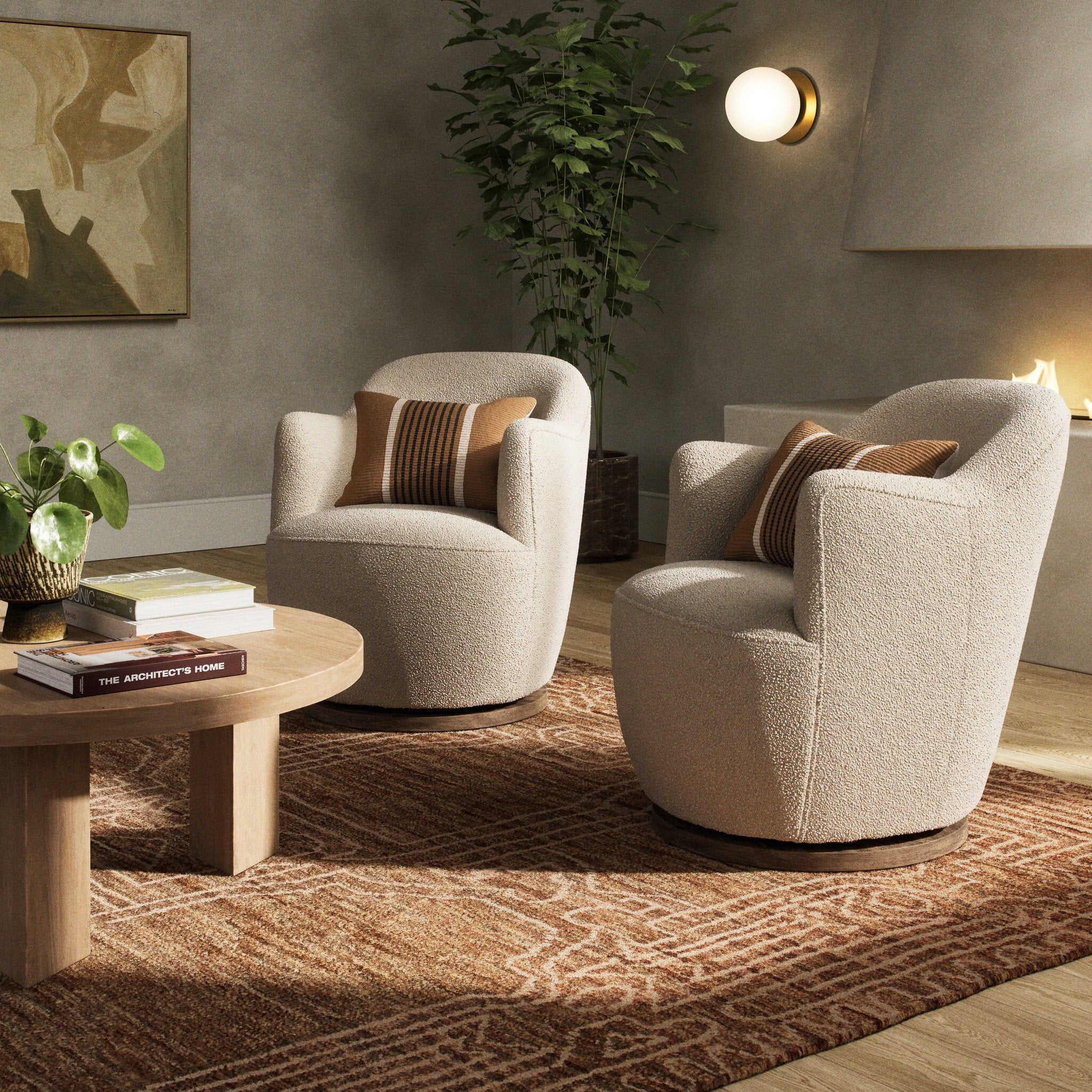 Chaise pivotante Aurora