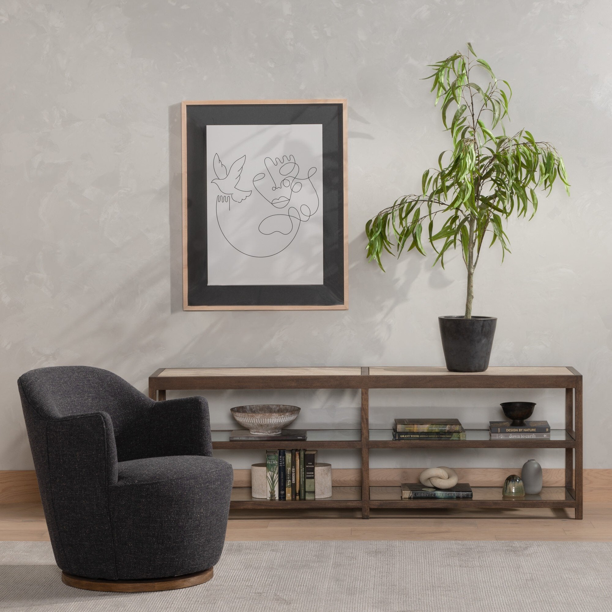 Chaise pivotante Aurora