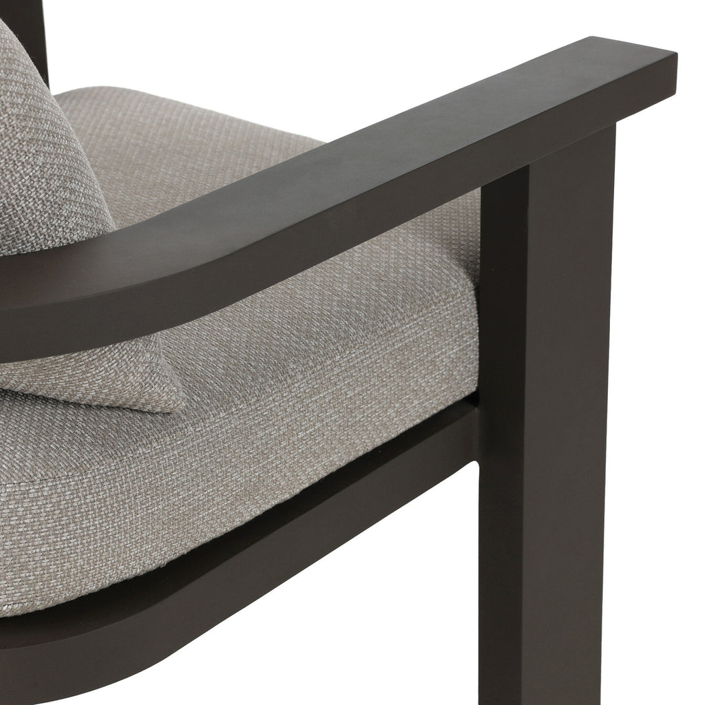 Chaise de salle à manger d'extérieur Duke