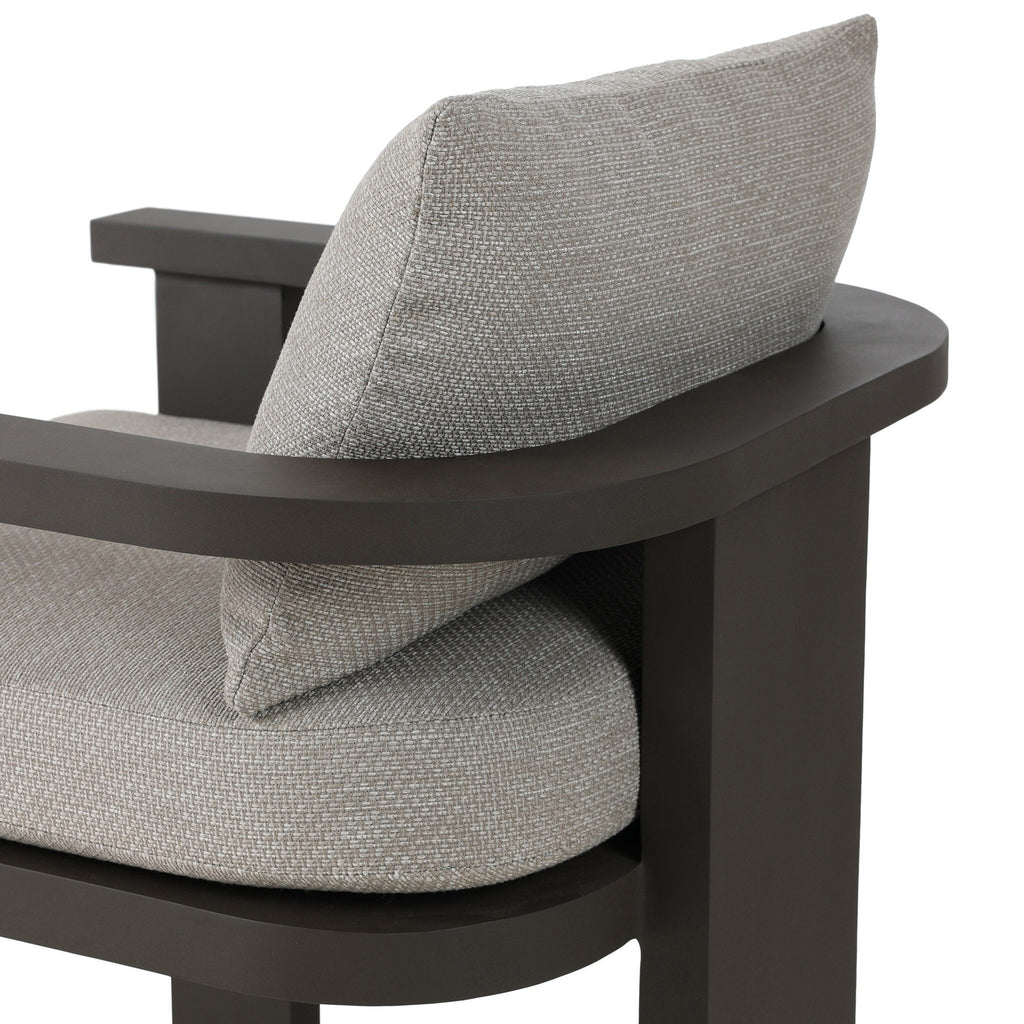 Chaise de salle à manger d'extérieur Duke
