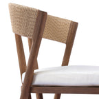 Chaise de salle à manger d'extérieur Darla