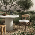 Chaise de salle à manger d'extérieur Darla