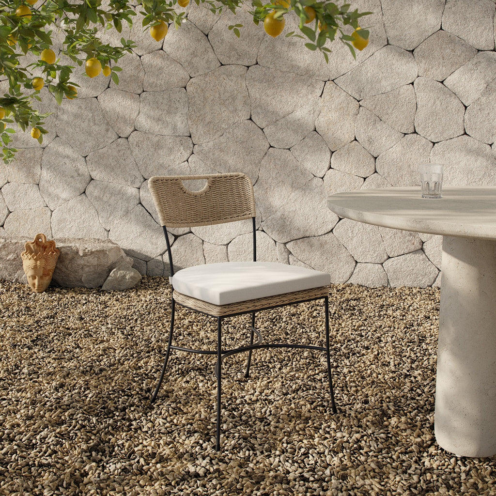 Chaise de salle à manger d'extérieur Phoebe