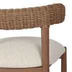 Chaise de salle à manger d'extérieur Tucker