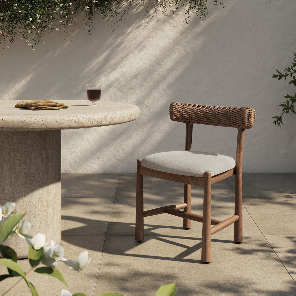 Chaise de salle à manger d'extérieur Tucker