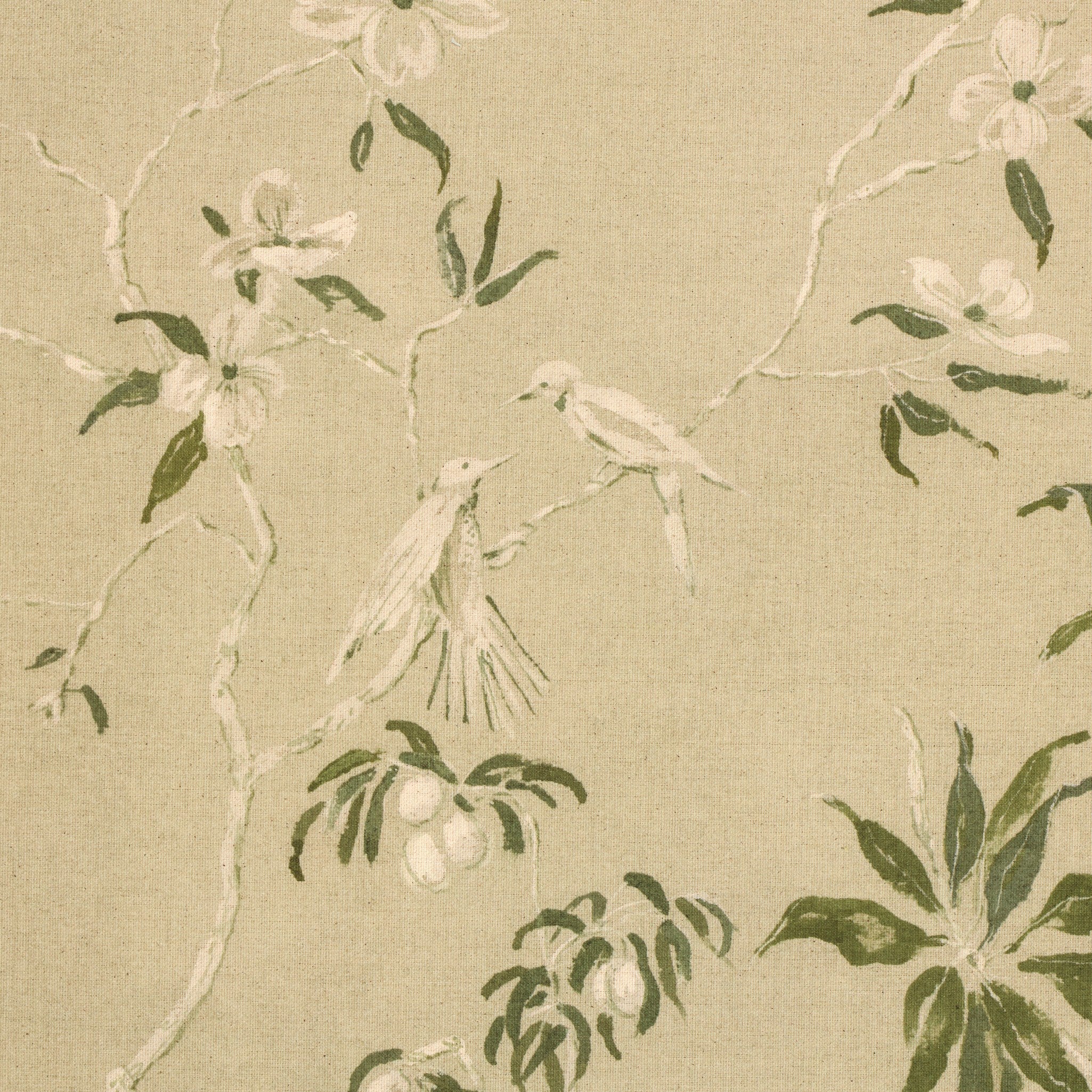 Chinoiserie en lin