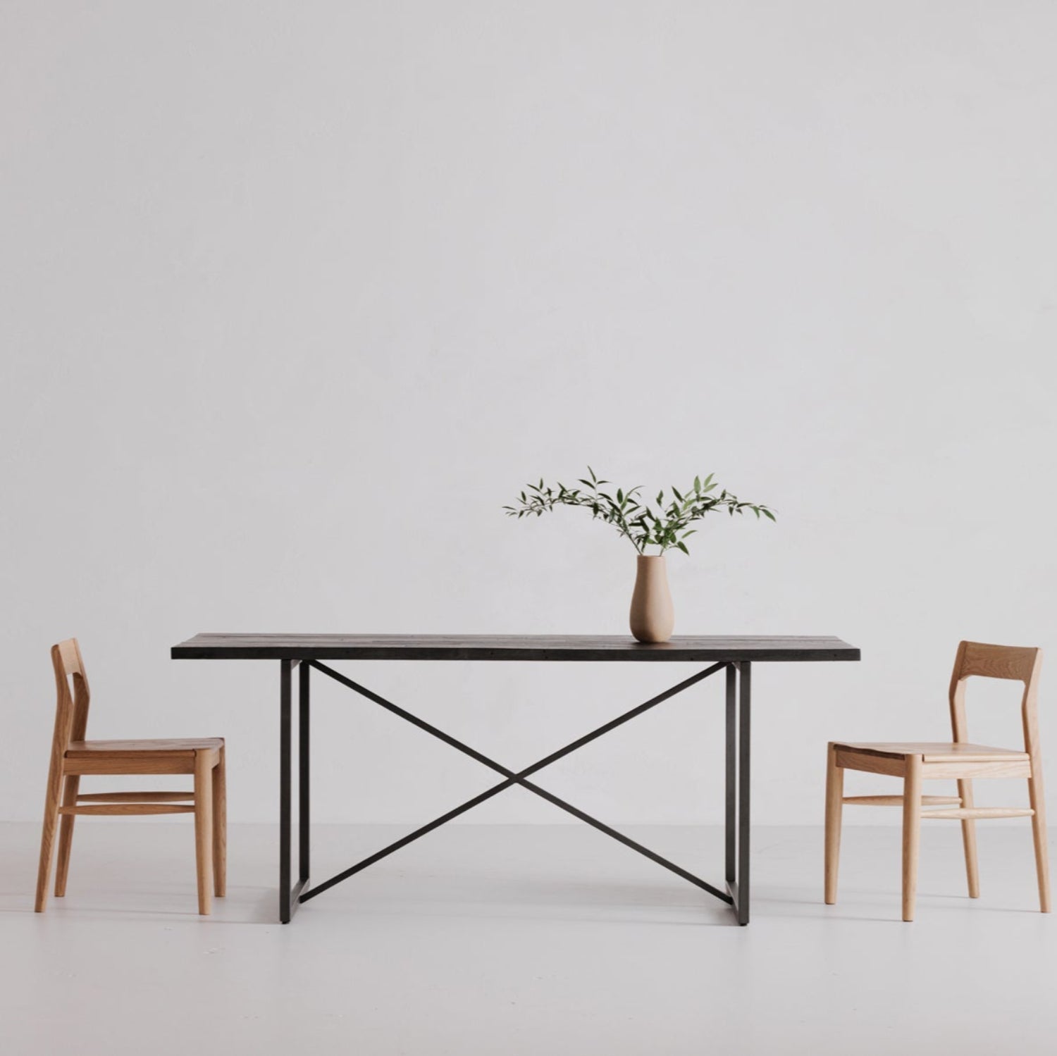 Chaises de salle à manger Saskia, lot de 2