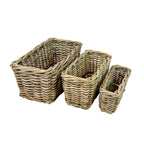 Paniers en rotin Belen, lot de 3
