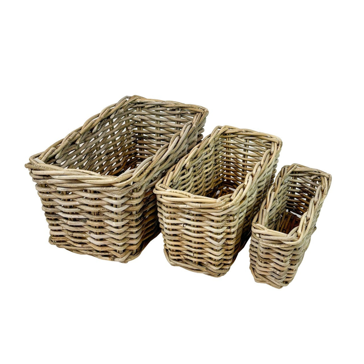 Paniers en rotin Belen, lot de 3