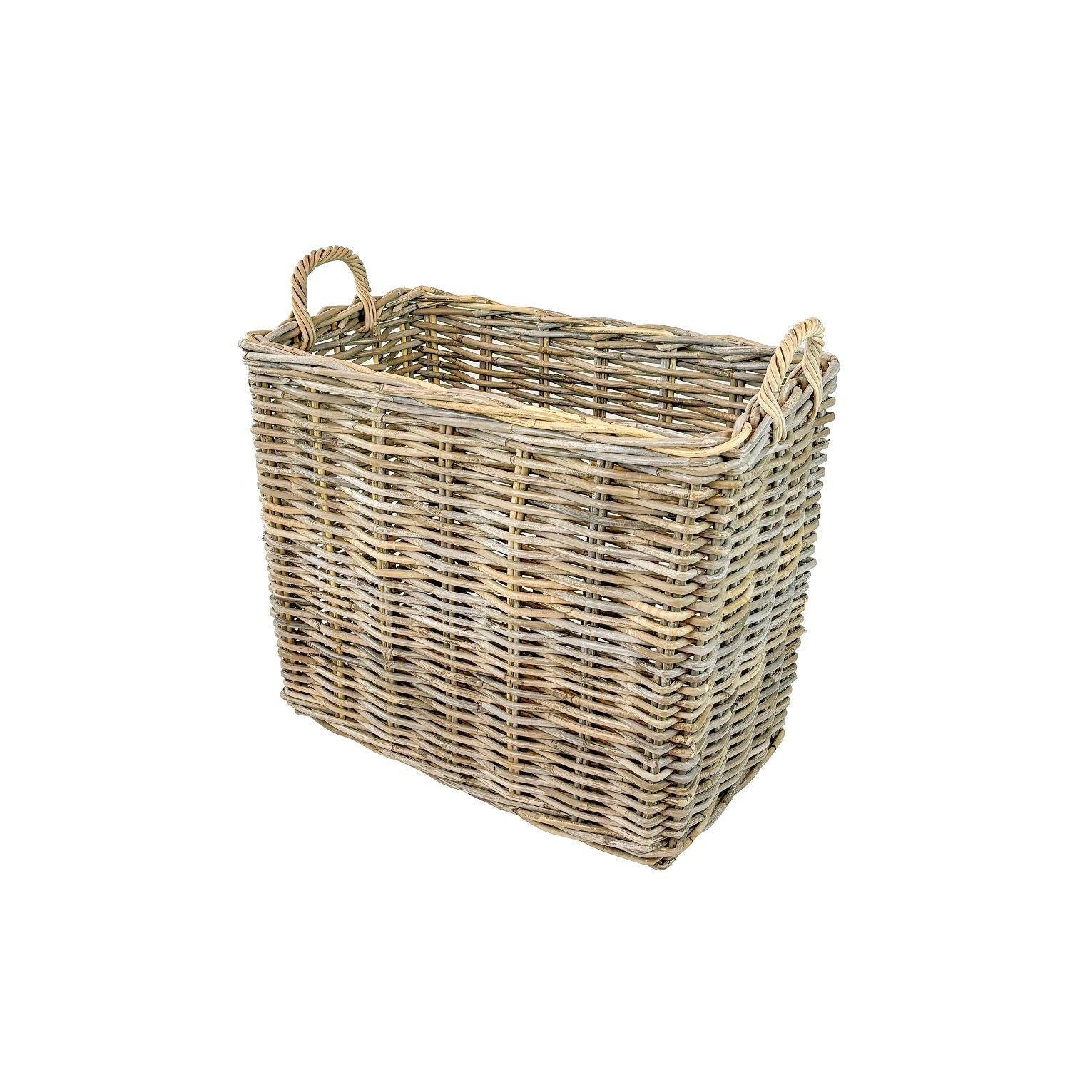 Panier rectangulaire en rotin Belen, lot de 2
