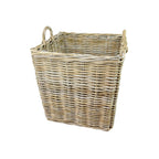 Panier en rotin grenat, lot de 2