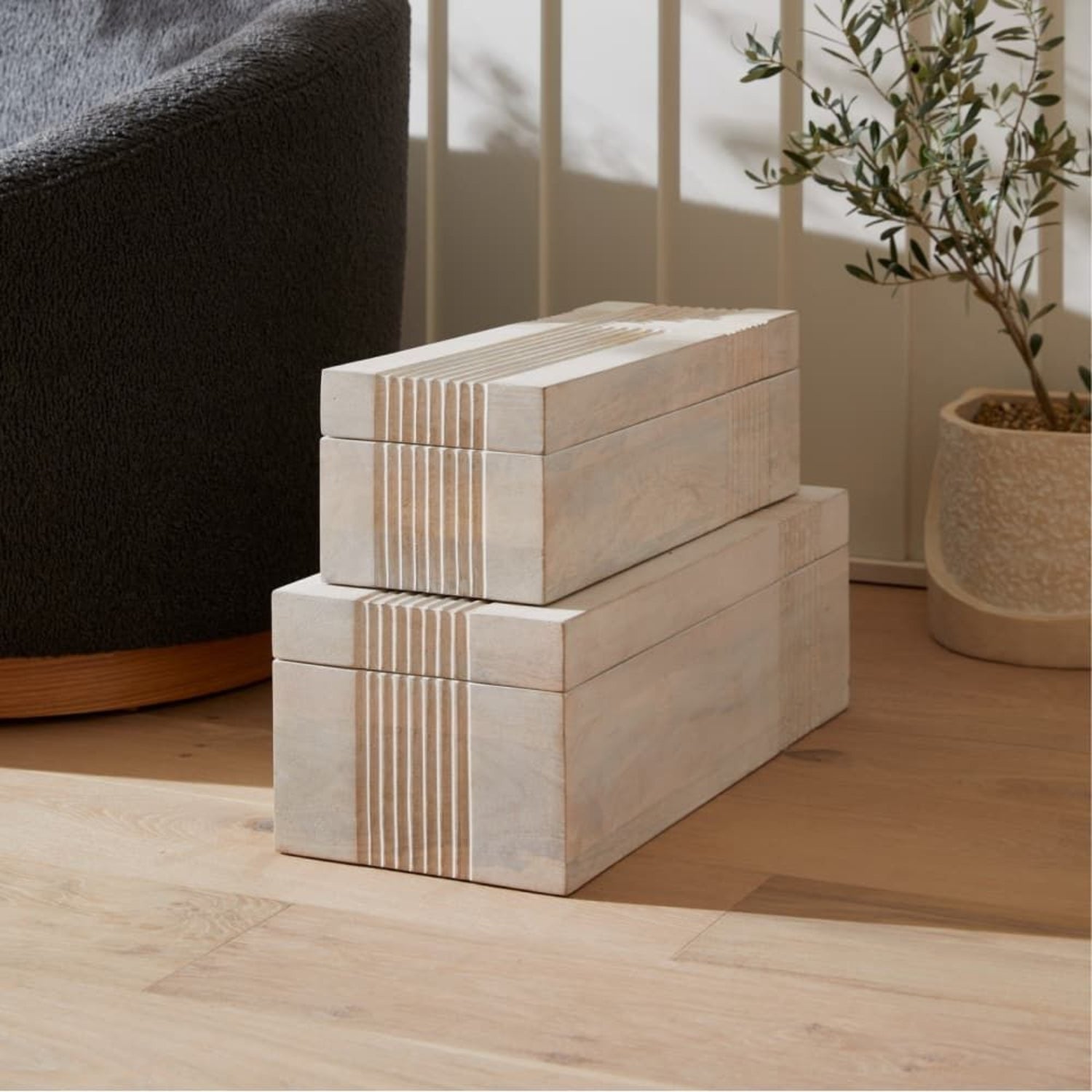 Coffrets Kamira Arteriors, lot de 2