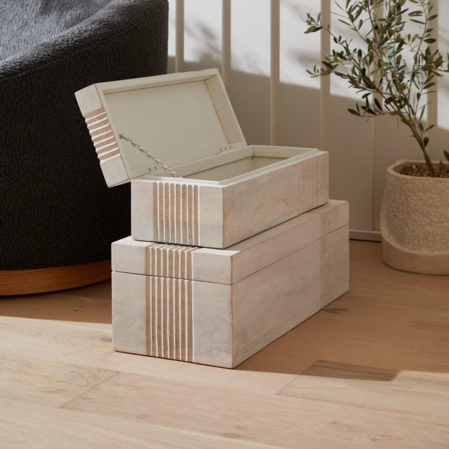 Coffrets Kamira Arteriors, lot de 2