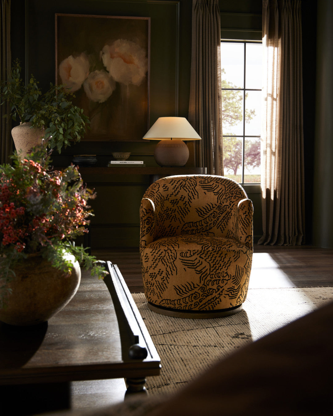 Chaise pivotante Aurora