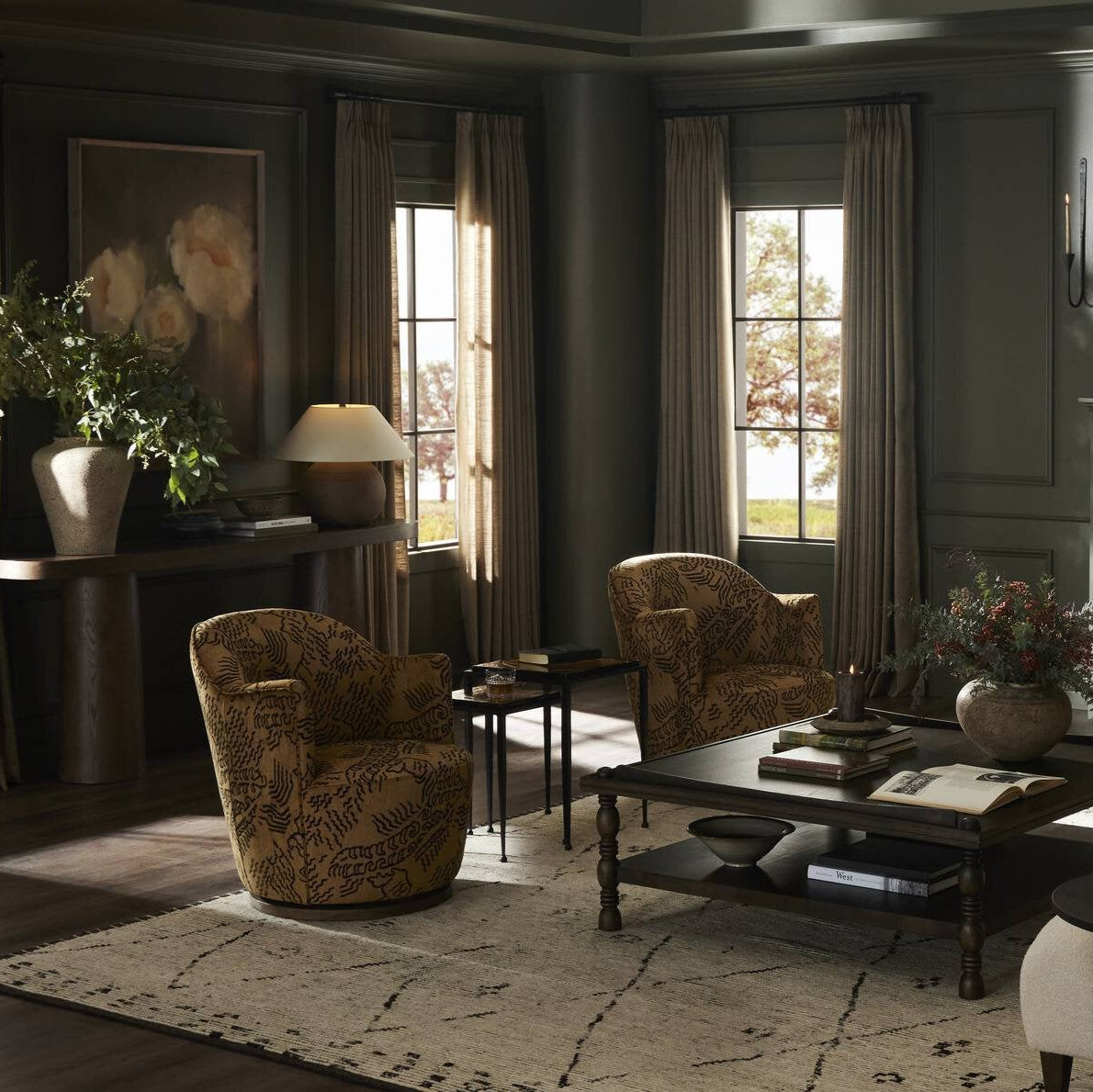 Chaise pivotante Aurora