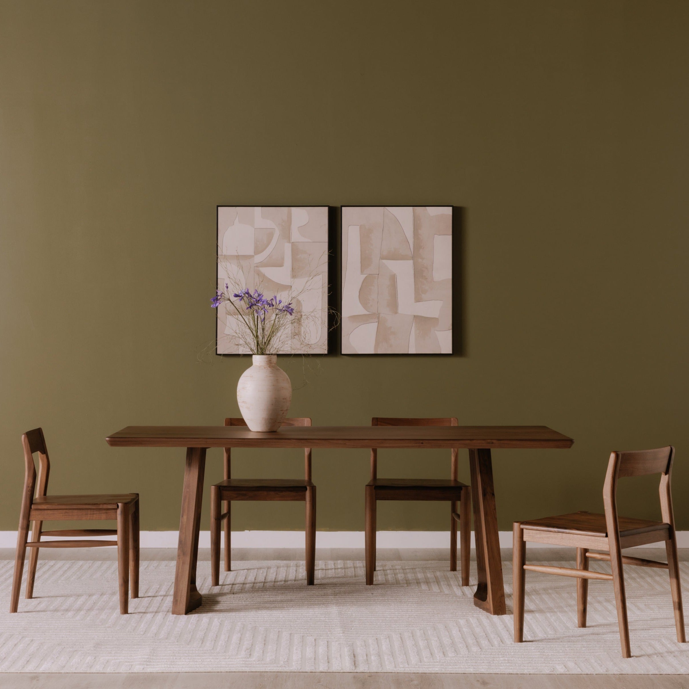 Chaises de salle à manger Saskia, lot de 2
