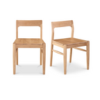 Chaises de salle à manger Saskia, lot de 2