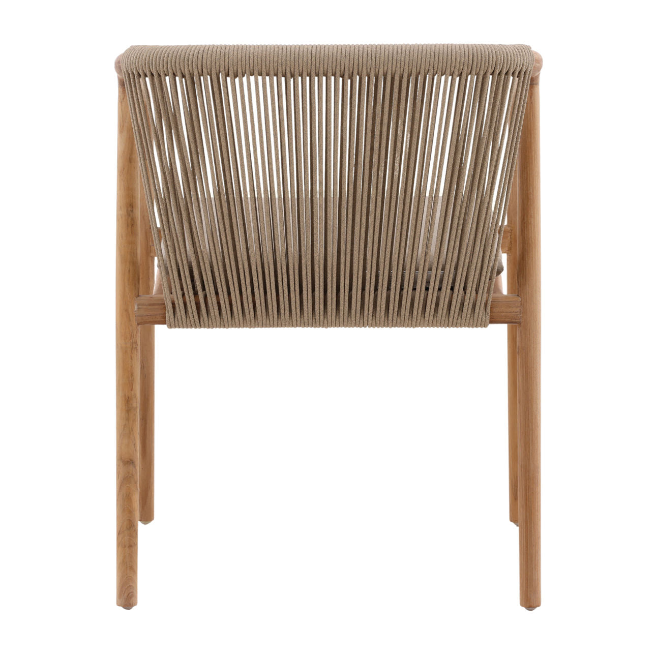 Chaise de salle à manger d'extérieur en cèdre