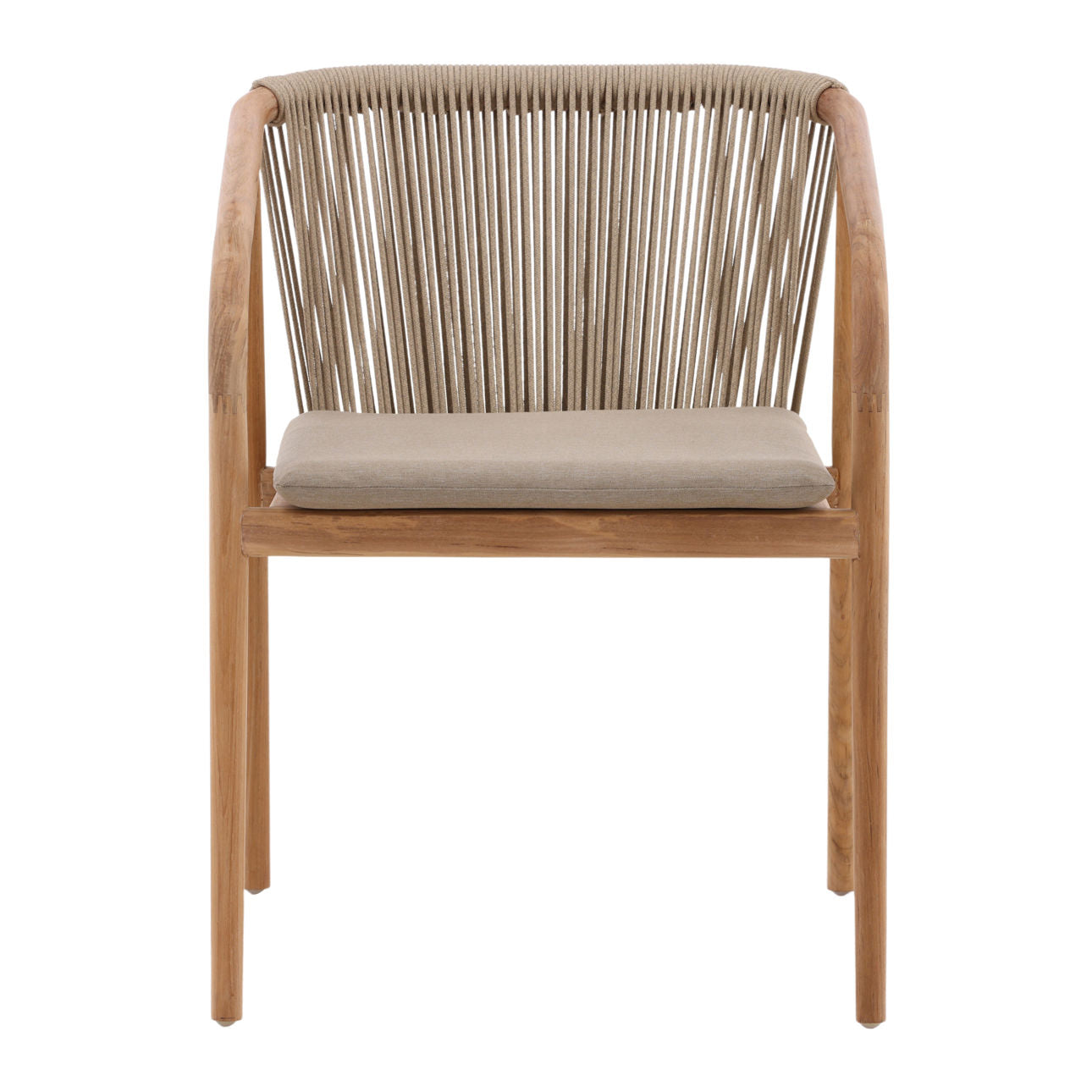 Chaise de salle à manger d'extérieur en cèdre