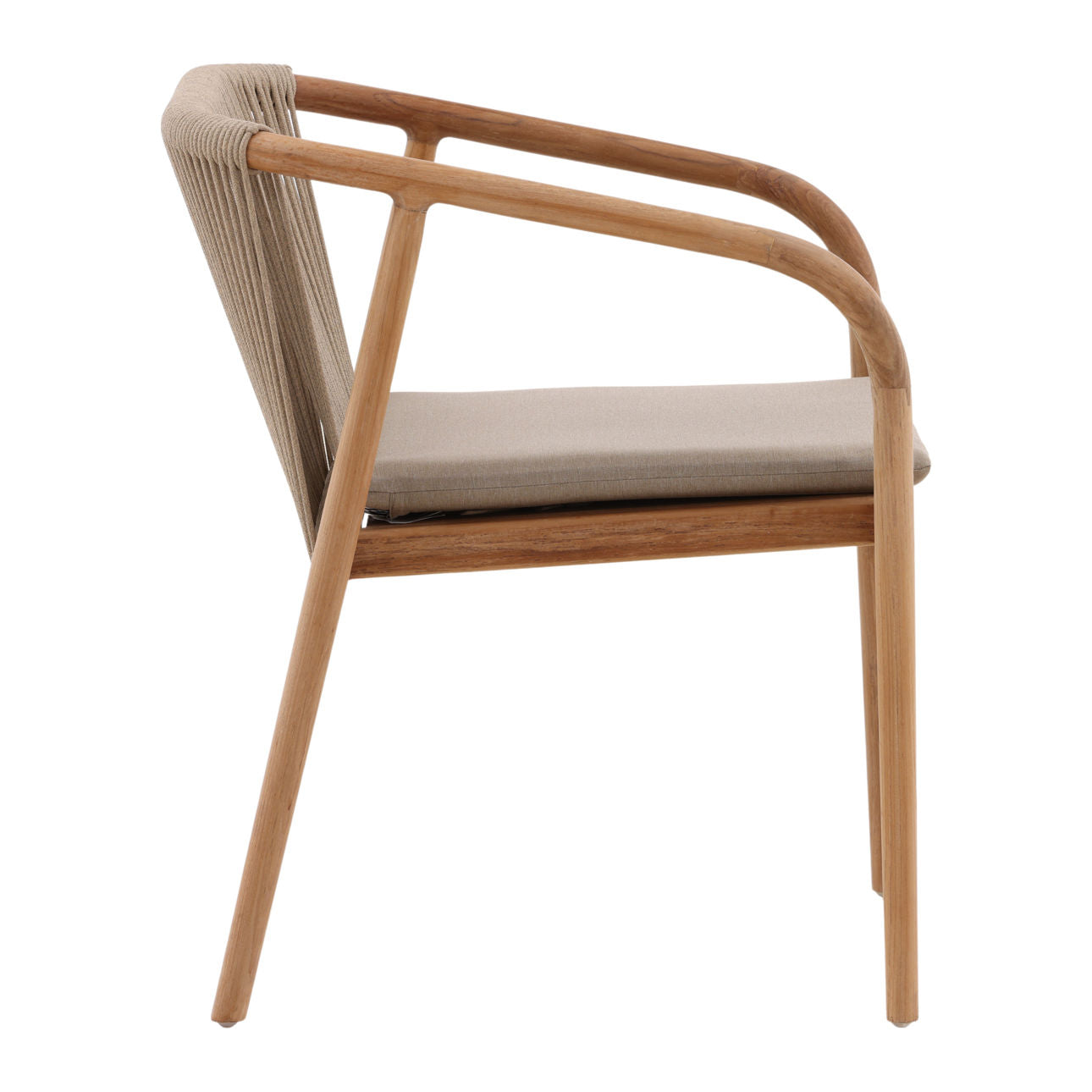 Chaise de salle à manger d'extérieur en cèdre