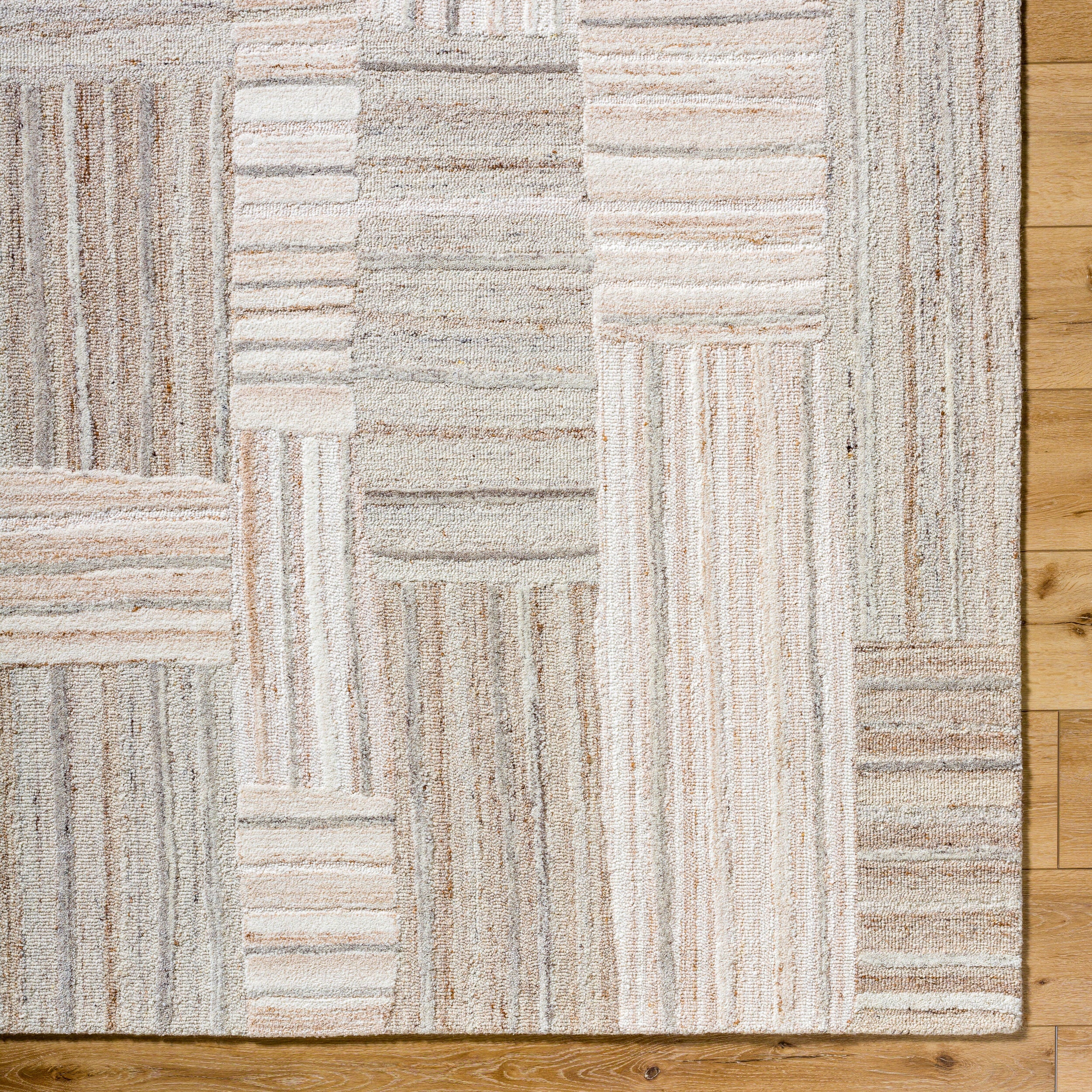 Tapis touffeté à la main Flora