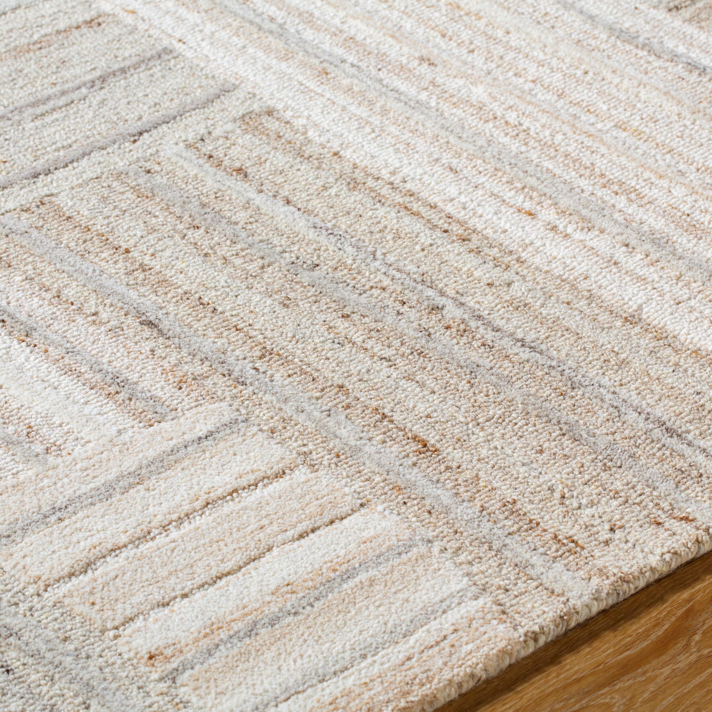 Tapis touffeté à la main Flora