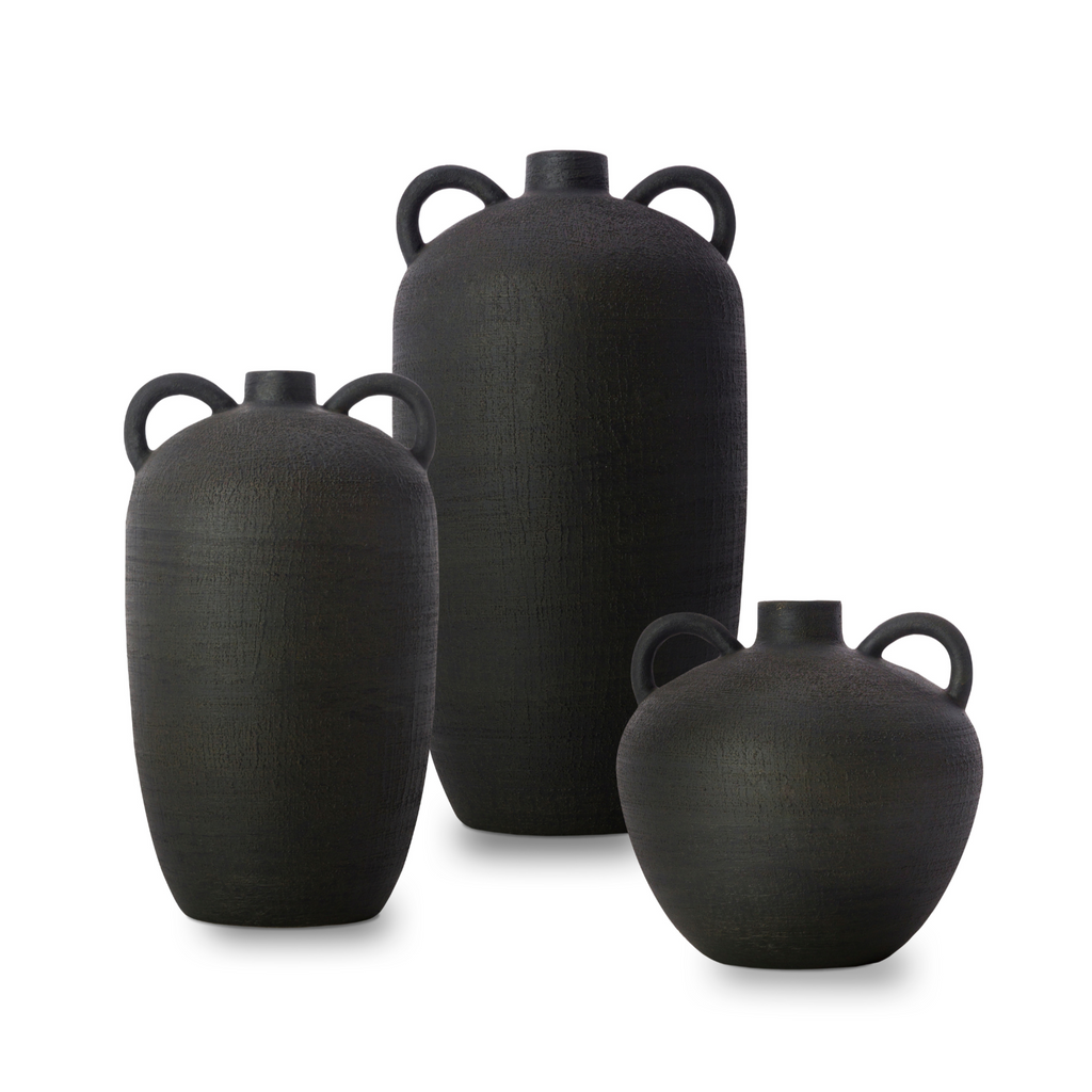 Vases Acanceh, lot de 3