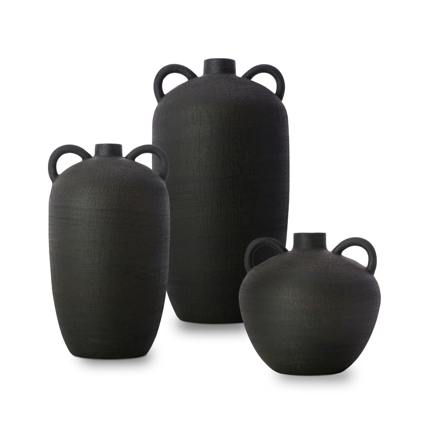 Vases Acanceh, lot de 3