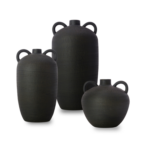 Vases Acanceh, lot de 3