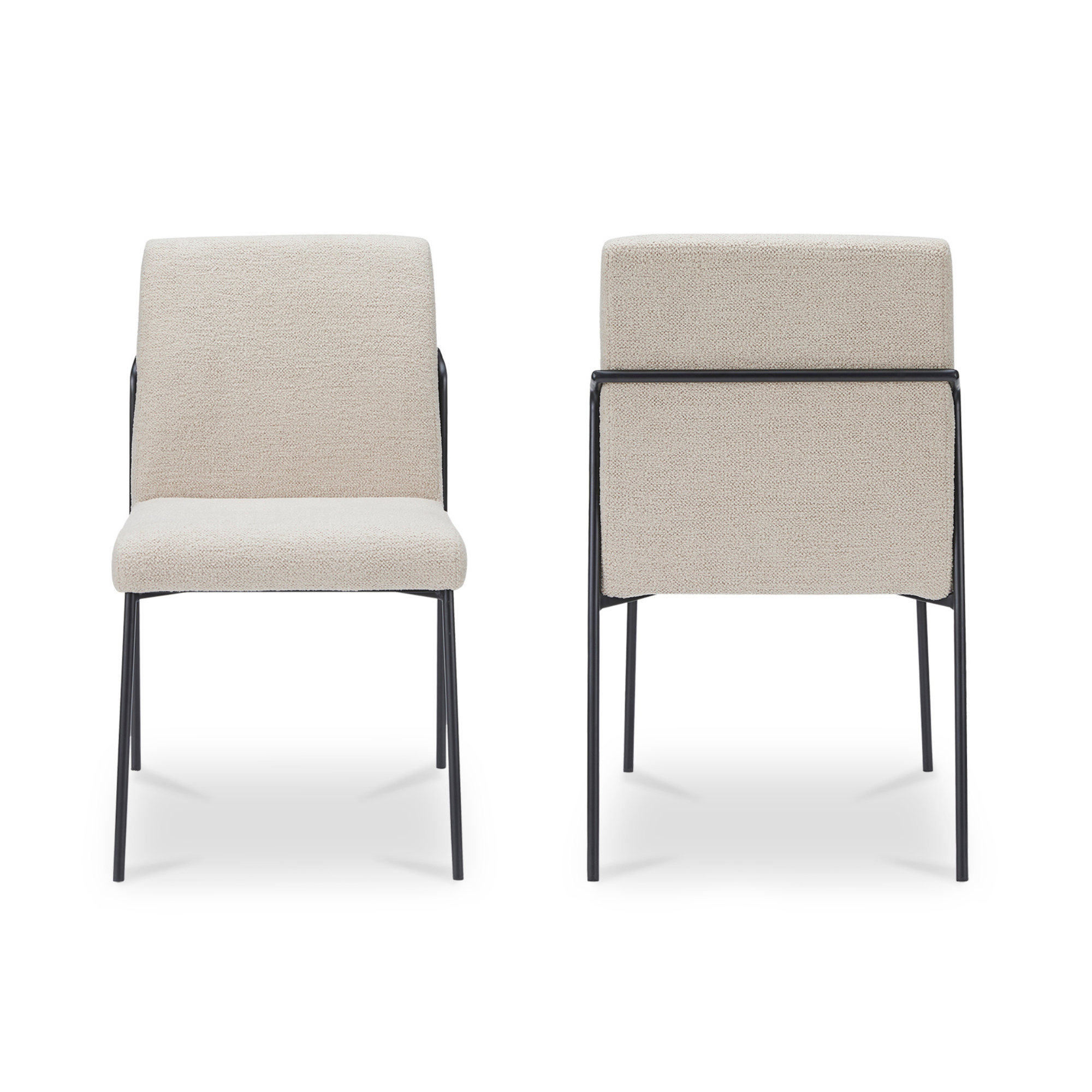 Chaise de salle à manger Leyla, lot de 2