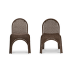 Chaises de salle à manger d'extérieur Kinsley, lot de 2