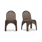 Chaises de salle à manger d'extérieur Kinsley, lot de 2